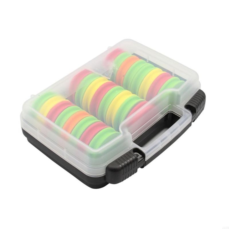 Cutting Board Foam - 24 Stück Angelschnur-Aufbewahrungshalter mit Aufbewahrungsbox Spooler