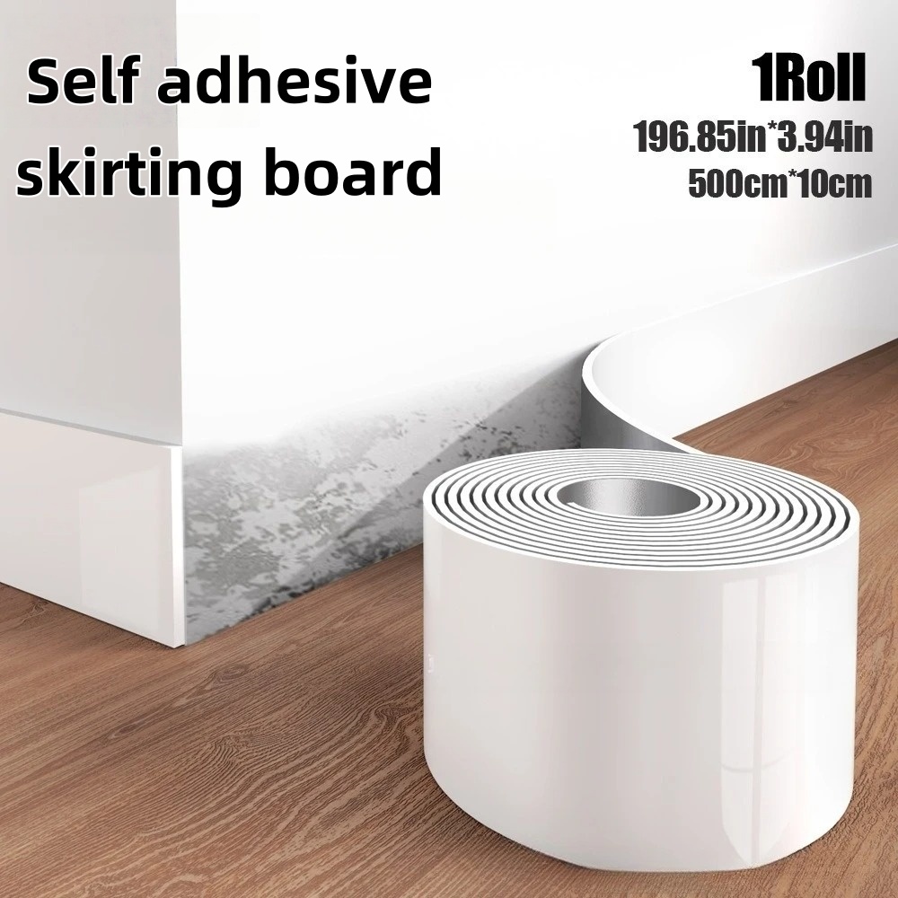 Cutting Board Foam - 1PC 5mx10cm Selbstklebende Sockelleiste Verdickung Flexible